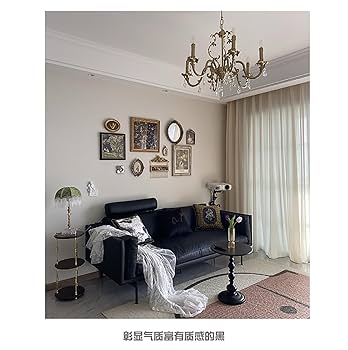 Amazon｜コーヒーテーブル おしゃれ 鉄製 北欧 丸型